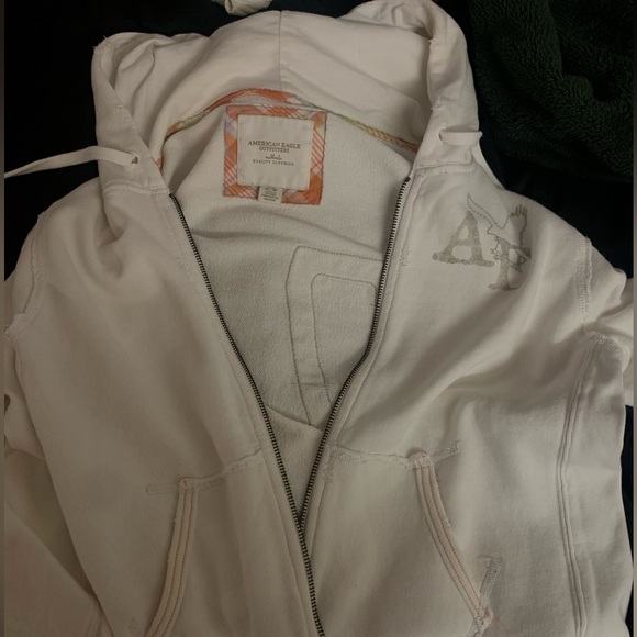 American eagle outfitters jacket in cream size medium - Picture 3 of 5